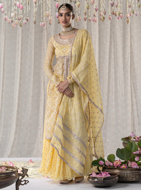Sajda Anarkali with Sajda Skirt